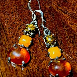 Beautiful Amber Earrings!